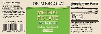 Dr Mercola Methyl Folate - supplement