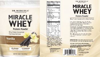 Dr Mercola Miracle Whey Protein Powder Vanilla - 