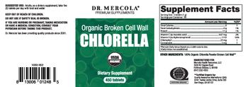 Dr Mercola Organic Broken Cell Wall Chlorella - supplement