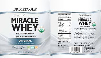 Dr Mercola Organic Miracle Whey Original - supplement