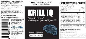 Dr. Mercola Premium Supplements Krill IQ - supplement