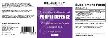 Dr. Mercola Premium Supplements Purple Defense - supplement