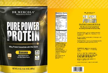 Dr Mercola Pure Power Protein Banana - 