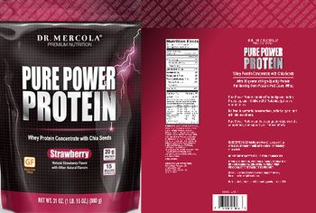 Dr Mercola Pure Power Protein Strawberry - 