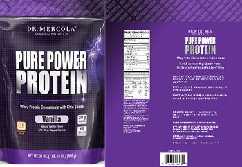Dr Mercola Pure Power Protein Vanilla - 