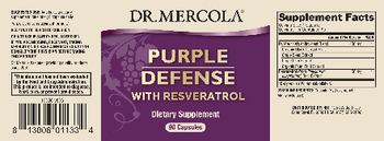 Dr Mercola Purple Defense with Resveratrol - supplement