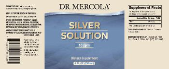 Dr Mercola Silver Solution - supplement