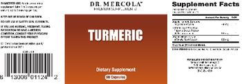Dr Mercola Turmeric - supplement