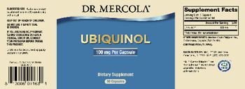 Dr Mercola Ubiquinol 100 mg - supplement