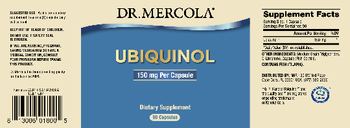 Dr Mercola Ubiquinol 150 mg - supplement