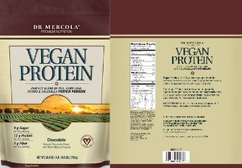 Dr Mercola Vegan Protein Chocolate - supplement