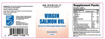 Dr Mercola Virgin Salmon Oil - supplement