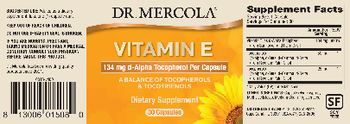 Dr Mercola Vitamin E 134 mg - supplement
