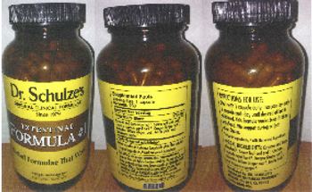 Dr. Schulze's Intestinal Formula #1 - herbal supplement