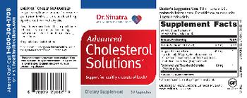 Dr. Sinatra Advanced Cholesterol Solutions - supplement
