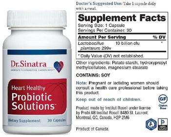 Dr. Sinatra Heart Healthy Probiotic Solutions - supplement