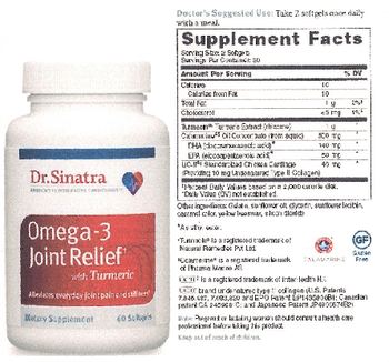 Dr. Sinatra Omega-3 Joint Relief With Turmeric - supplement