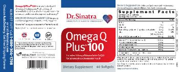 Dr. Sinatra Omega Q Plus 100 - supplement