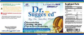 Dr. Suggested Longevity Max Omega-3 - supplement