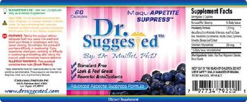 Dr. Suggested Maqui Appetite Suppress - supplement