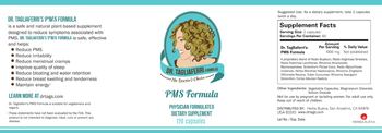 Dr. Tagliaferri Formulas PMS Formula - physician formulated supplement