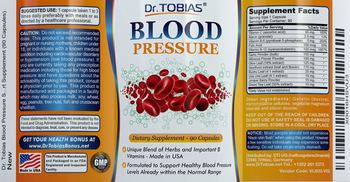 Dr. Tobias Blood Pressure - supplement