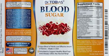 Dr. Tobias Blood Sugar - supplement