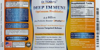 Dr. Tobias Deep Immune Optimum Probiotics - supplement