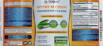 Dr. Tobias Optimum Colon Consistent Cleanse - 
