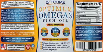 Dr. Tobias Optimum Omega 3 Fish Oil Triple Strength - supplement