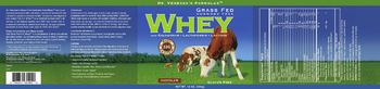 Dr. Venessa's Formulas Grass Fed Hormone Free Whey Chocolate - 
