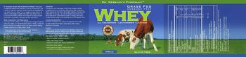 Dr. Venessa's Formulas Grass Fed Hormone Free Whey Vanilla - 