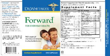 Dr. Whitaker Forward - supplement