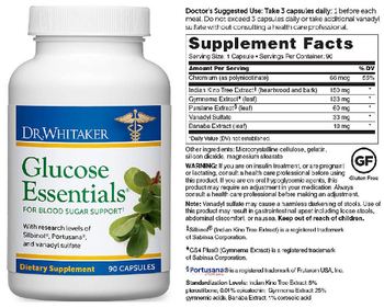 Dr. Whitaker Glucose Essentials - supplement