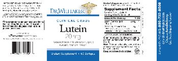 Dr. Whitaker Lutein 20 mg - supplement