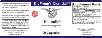Dr. Wong's Essentials Enkindle - herbal extract supplement