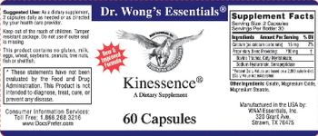 Dr. Wong's Essentials Kinessence - supplement