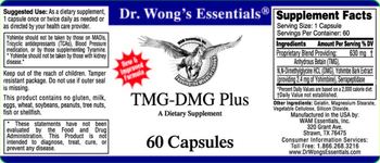 Dr. Wong's Essentials TMG-DMG Plus - supplement