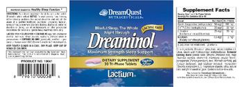 DreamQuest Nutraceuticals Dreaminol - supplement