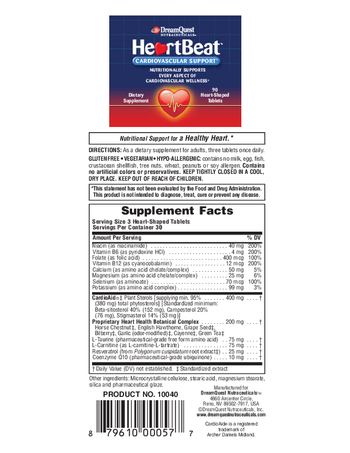 DreamQuest Nutraceuticals HeartBeat Cardiovascular Support - supplement
