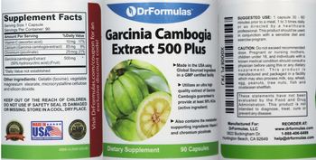 DrFormulas Garcina Cambogia Extract 500 Plus - supplement