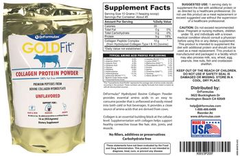 DrFormulas GoldFit Unflavored - supplement