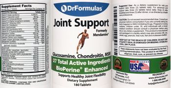 DrFormulas Joint Support - supplement