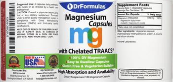 DrFormulas Magnesium Capsules - supplement