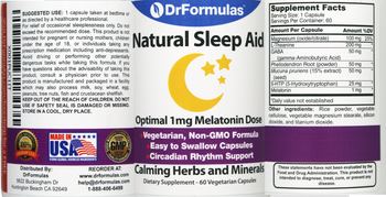 DrFormulas Natural Sleep Aid - supplement
