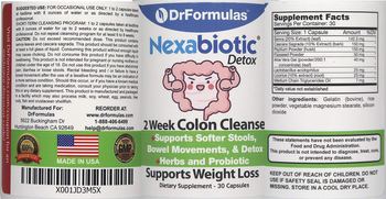 DrFormulas NexaBiotic Detox - supplement