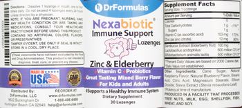 DrFormulas Nexabiotic Immune Support Lozenges Mixed Berry Flavor - supplement