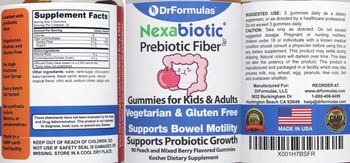 DrFormulas Nexabiotic Prebiotic Fiber - kosher supplement