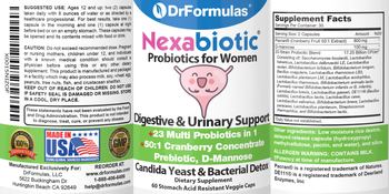 DrFormulas Nexabiotic Probiotics for Women - supplement