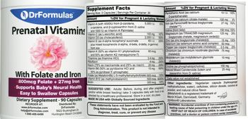 DrFormulas Prenatal Vitamins - supplement